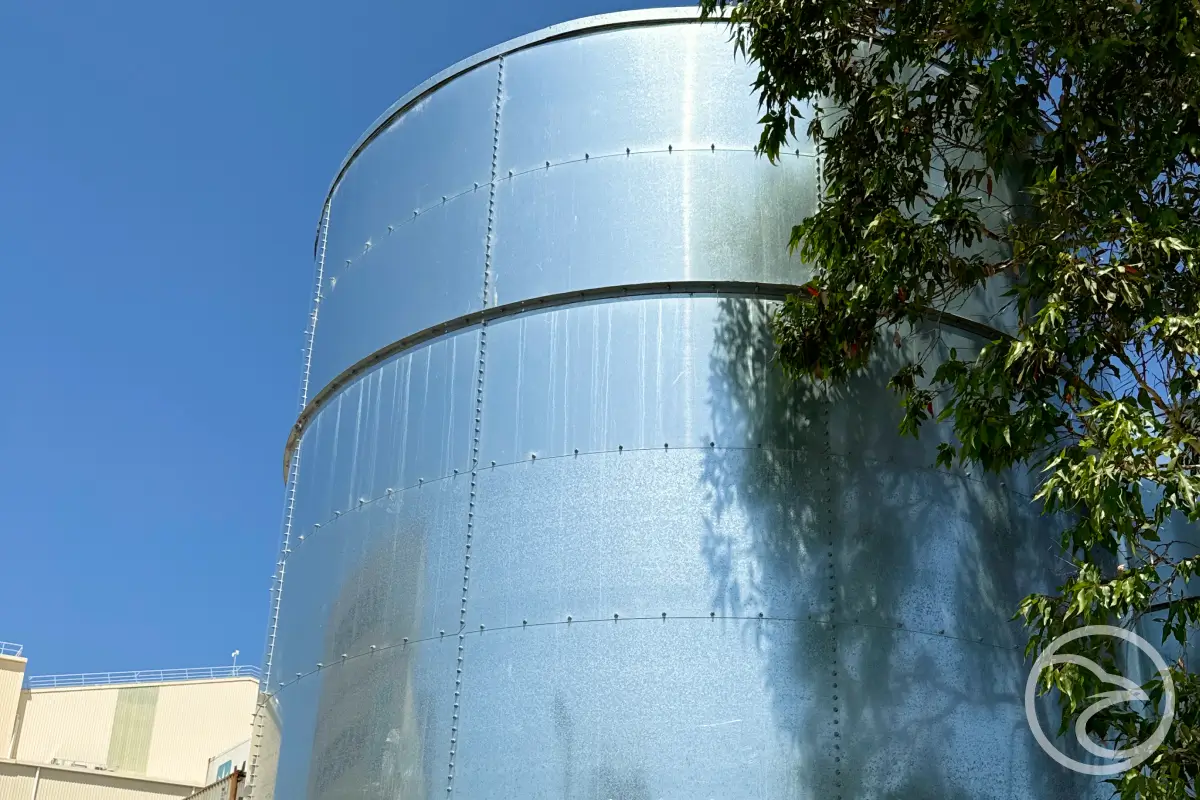 Steel panel tanks used for industrial water storage