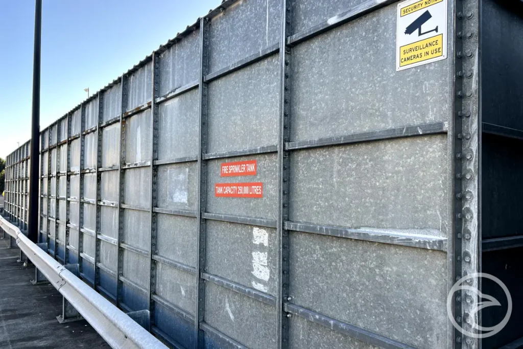 installation of modular hot dip galvanized tank system