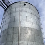 Large industrial panel tank for water storage system