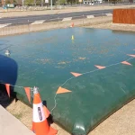 Pillow water tank for mobile and emergency applications