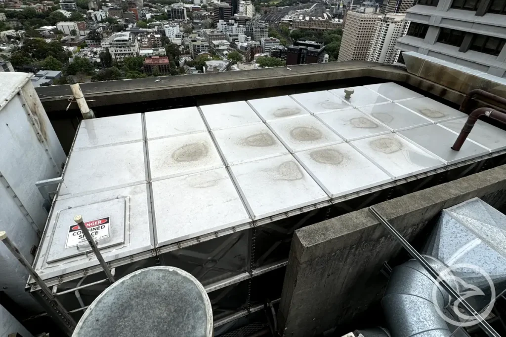 Modular square tanks used in water storage systems