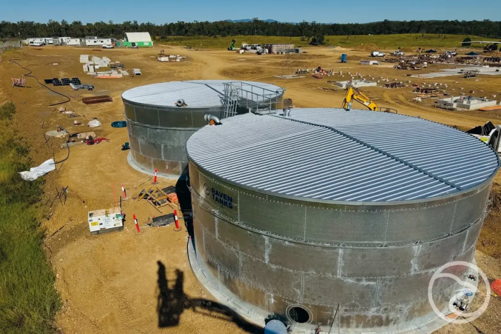 water tank used in fire suppression system