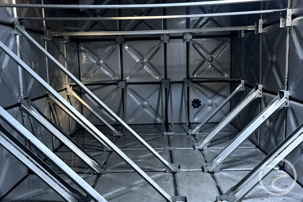 stainless steel panels used in modular water tank