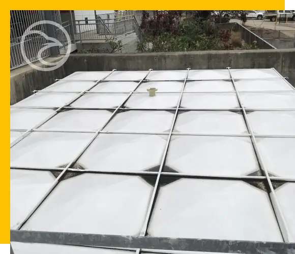 GRP panel tank
