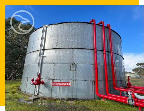 NFPA 25-compliant fire water tank inspection