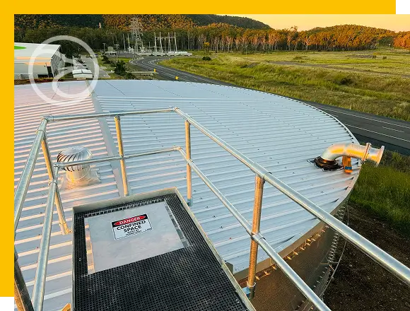 Water tank roof panel replacement