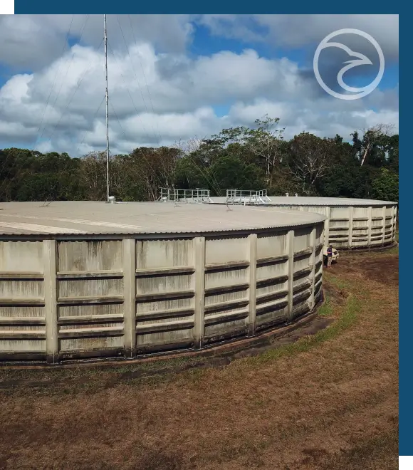 storage tank roof refurbishment