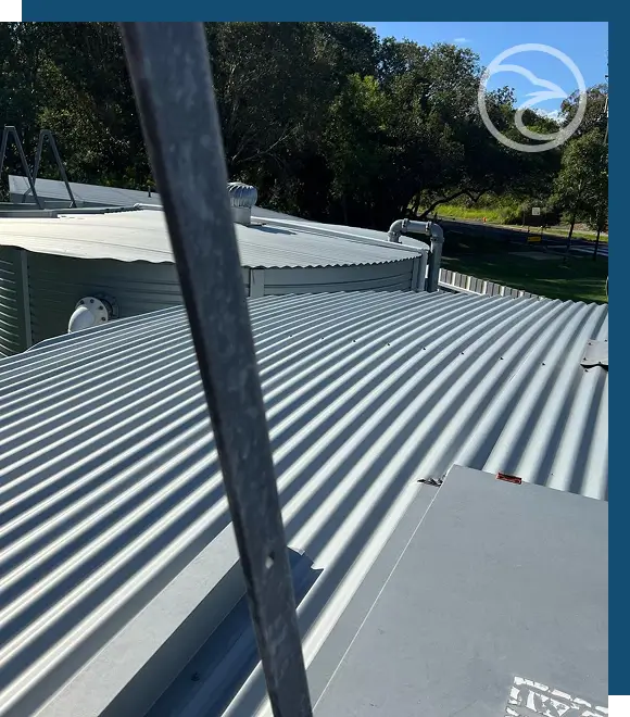 Replacement of damaged tank roof panels