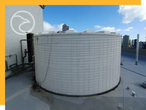 Fire tank roof maintenance