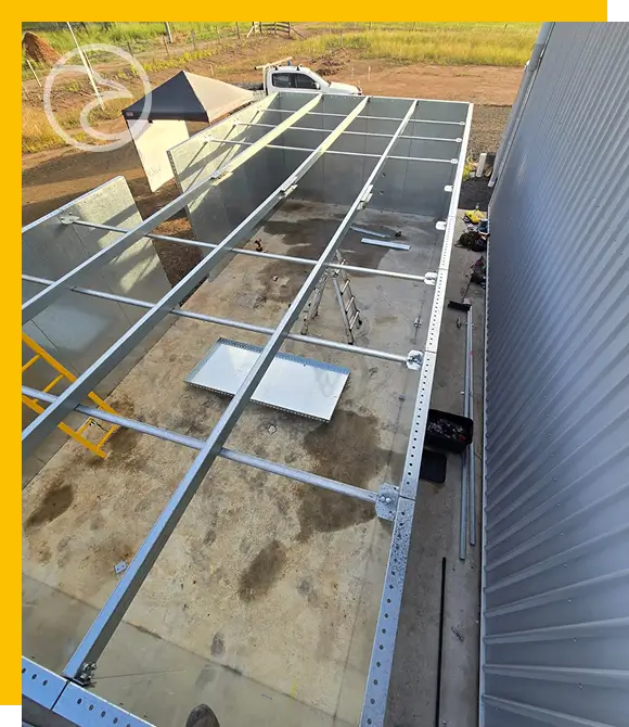Water tank roof restoration