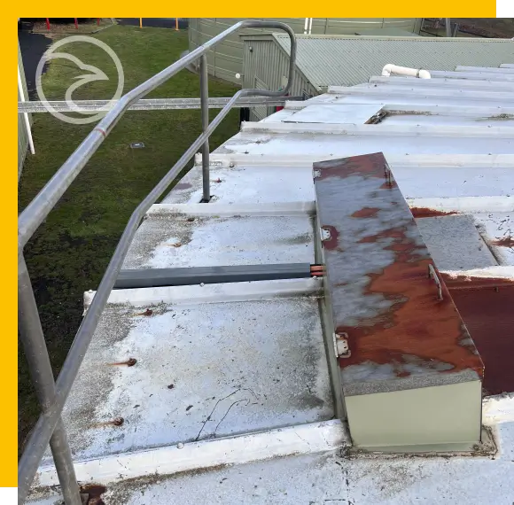 Tank roof repair and panel replacement